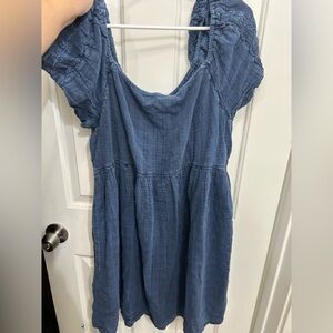 Blue Short Sleeve Dress from american eagle